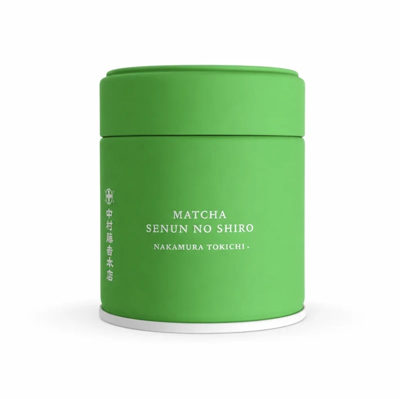Senun no Shiro matcha tin by Nakamura Tokichi